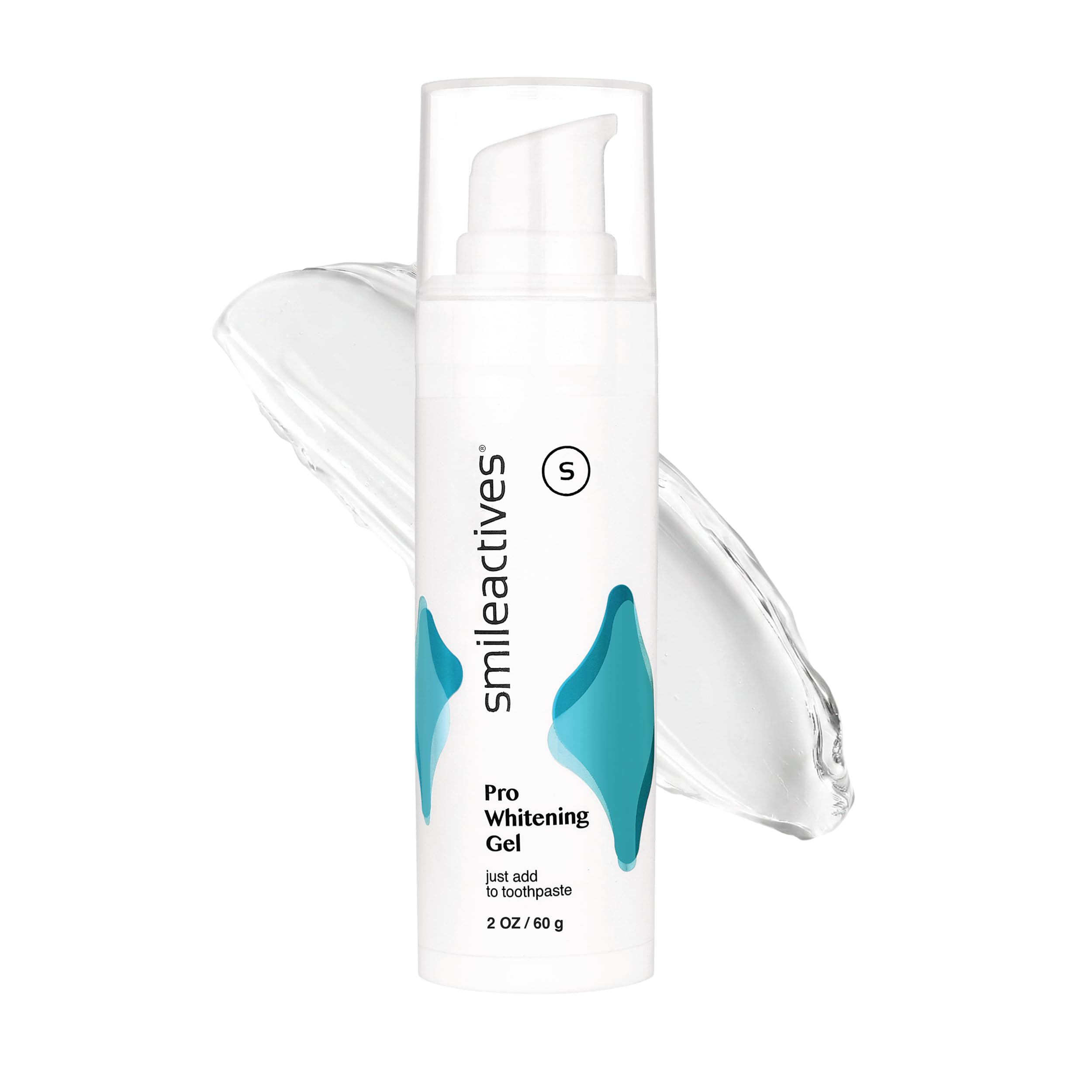 Smileactives empaque frontal mostrando el producto y beneficio de blanqueo