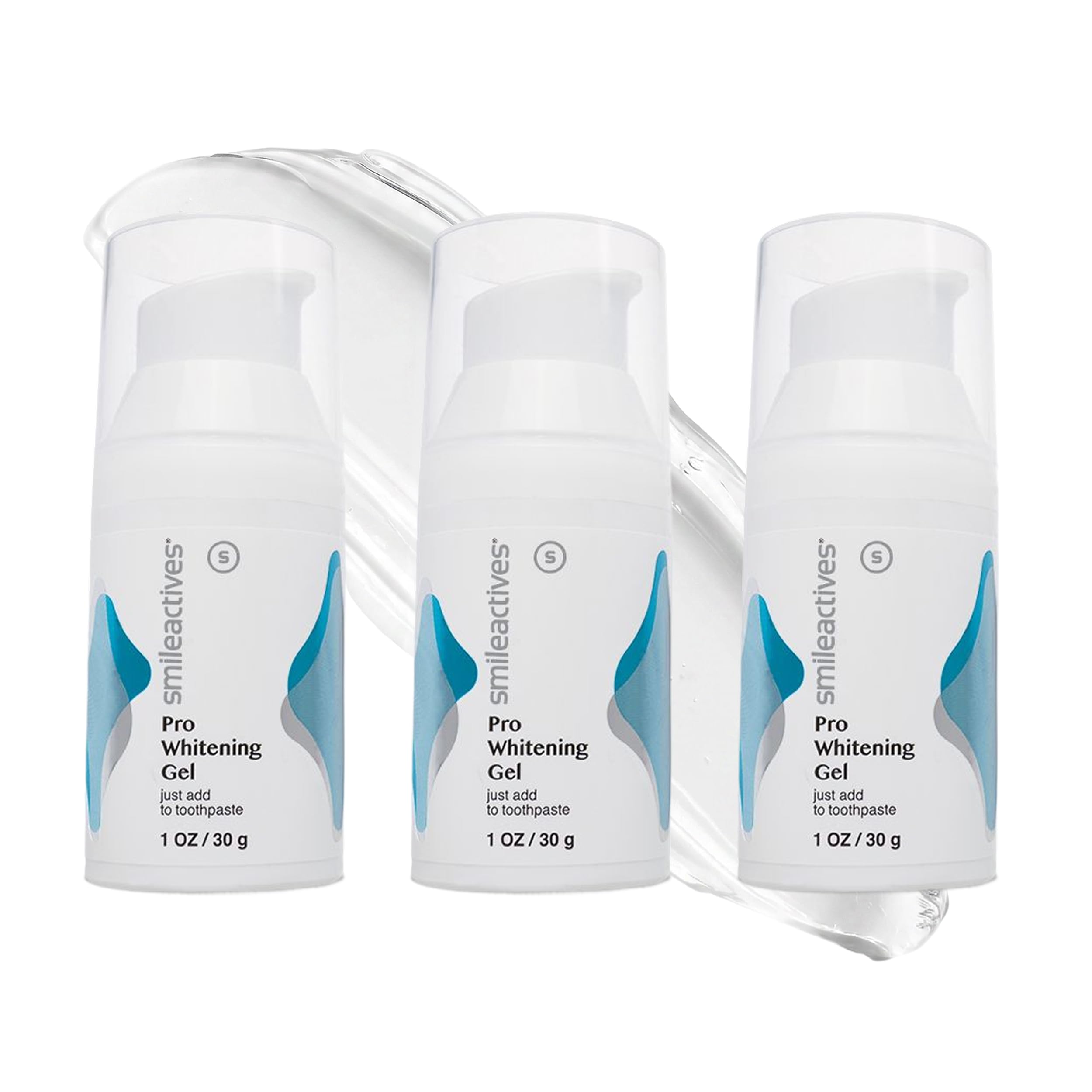 smileactives envase frontal mostrando el diseño y beneficio blanqueador