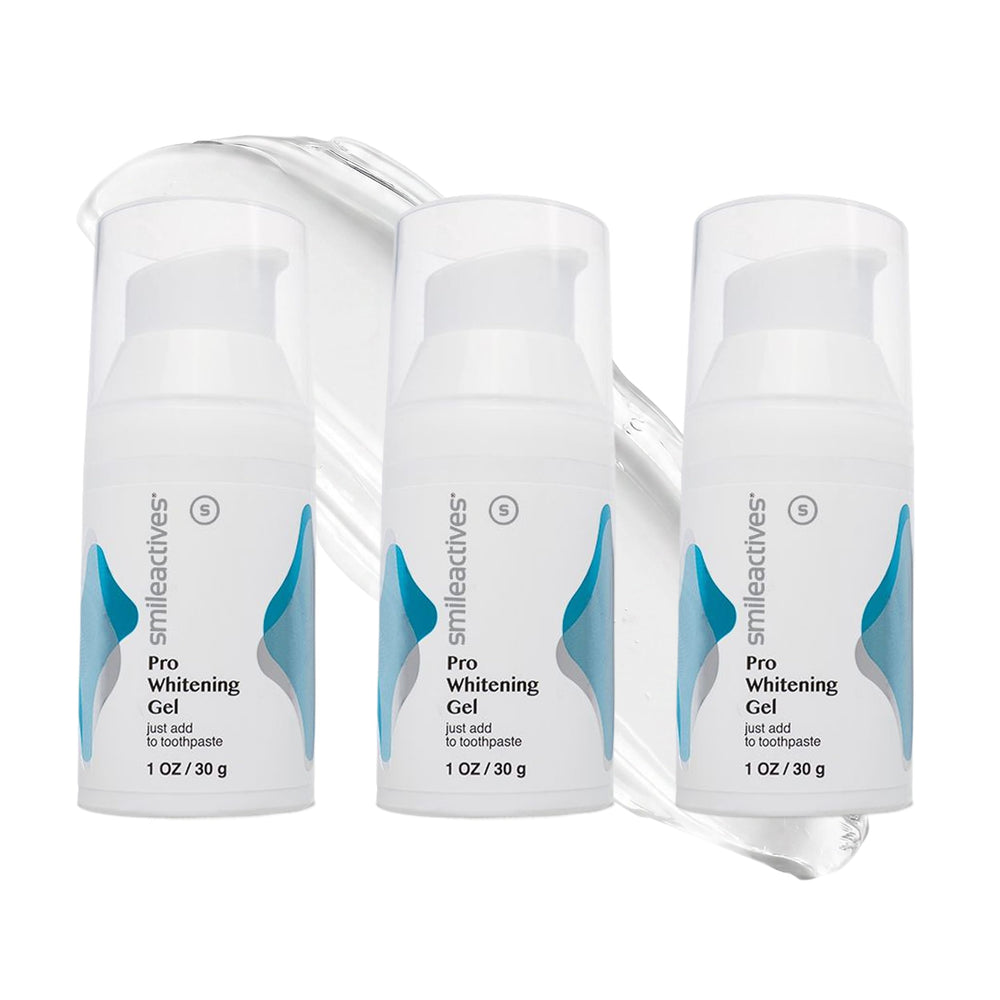 smileactives envase frontal mostrando el diseño y beneficio blanqueador