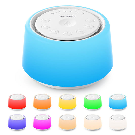 SMILEBOP vista frontal con botones y diseño compacto favorece sueño tranquilo