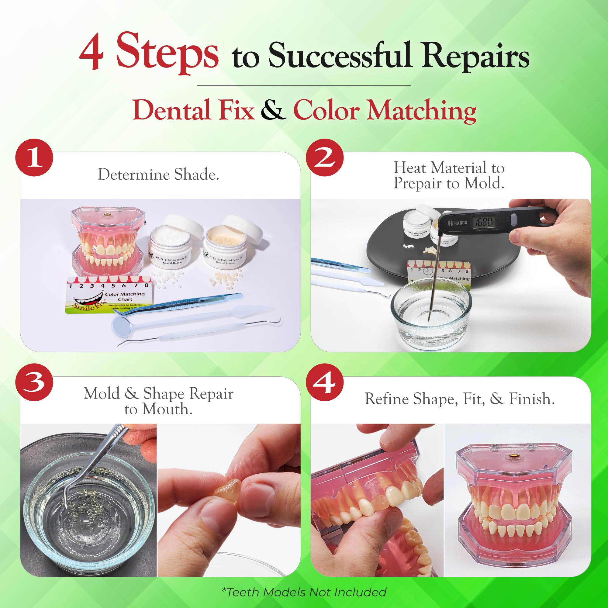 SmileFix proceso de moldeado manual mostrando aplicación sencilla