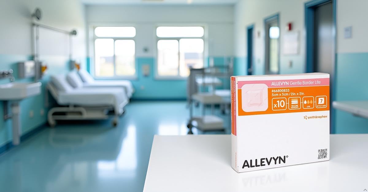 Smith & Nephew caja de 10 apósitos ALLEVYN, presentación práctica para uso doméstico