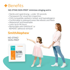 Smith & Nephew toallitas usadas bajo un apósito, mejor adherencia del vendaje
