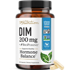 SMNutrition envase frontal mostrando 120 cápsulas y certificaciones, apoyo confiable