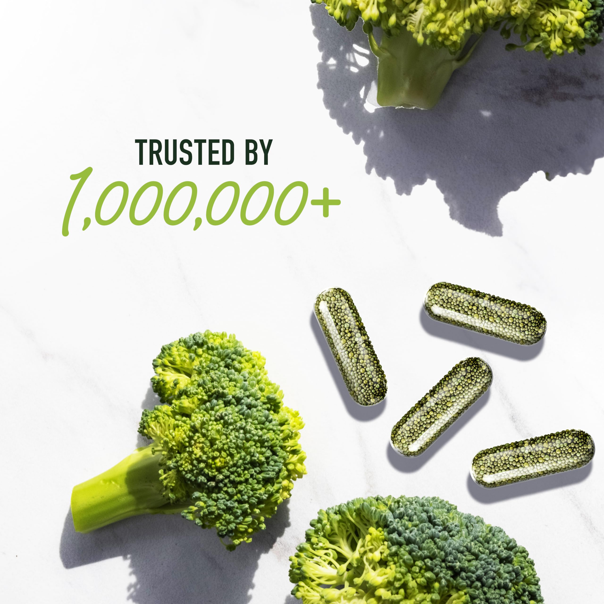 SMNutrition polvo y extracto de brocoli mostrando textura y pureza