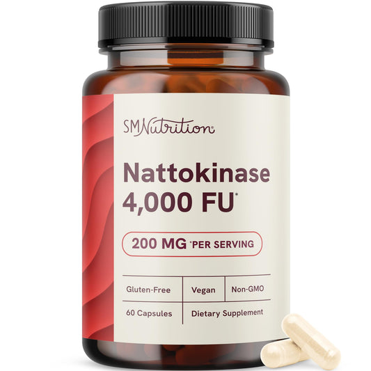 SMNutrition frasco frontal mostrando la etiqueta y beneficio circulatorio