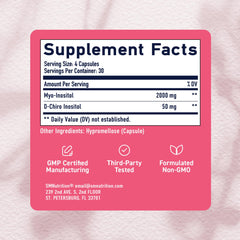SMNutrition cápsulas en mano para comparar la porción y tamaño real