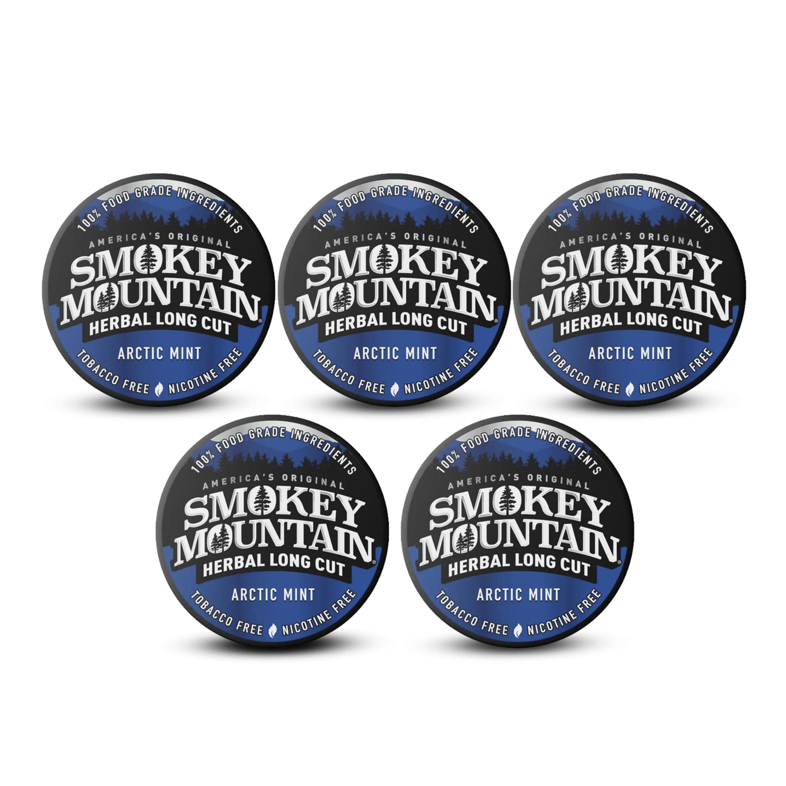 Smokey Mountain lata frontal Arctic Mint mostrando la marca y frescura