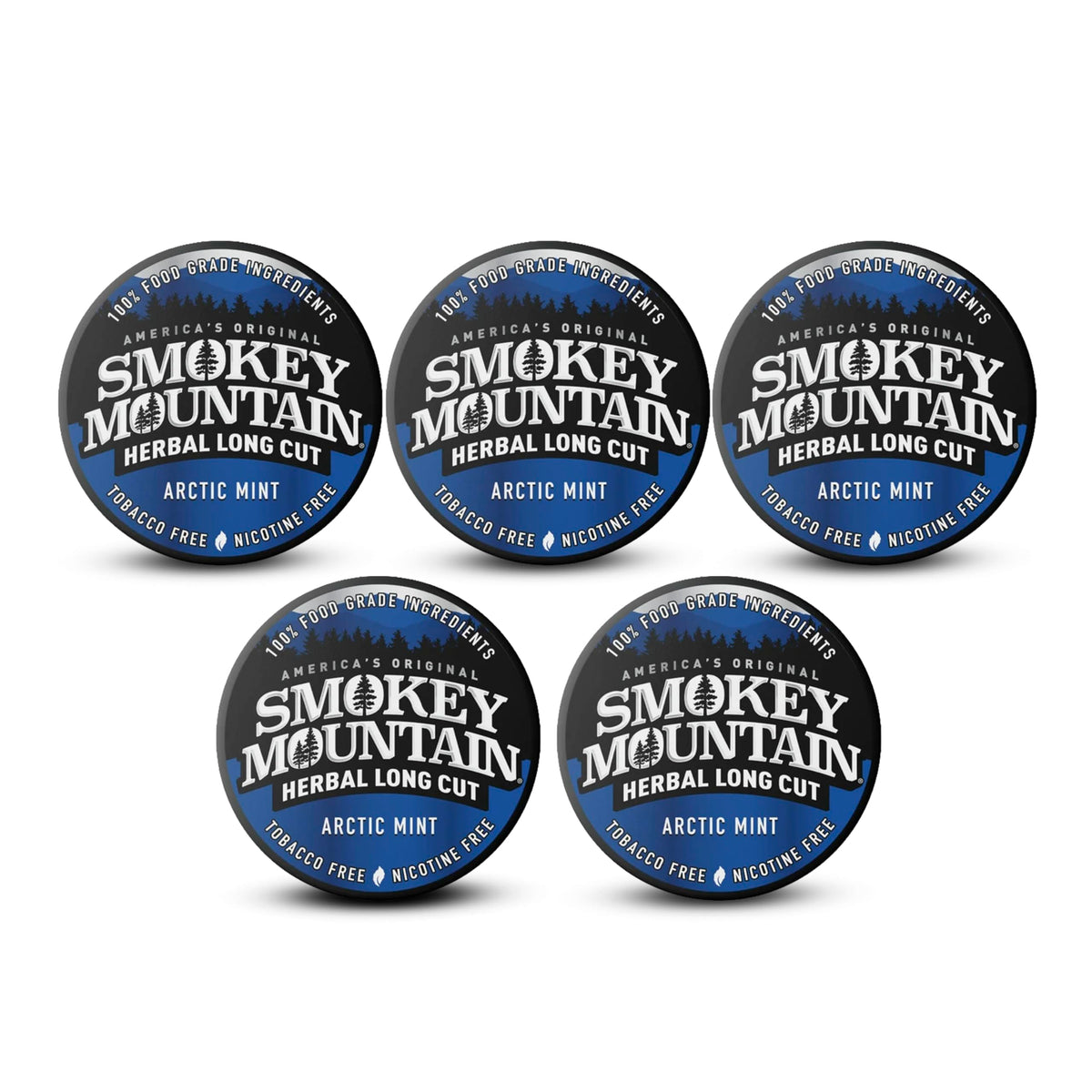 Smokey Mountain lata frontal Arctic Mint mostrando la marca y frescura