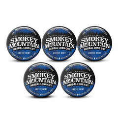 Smokey Mountain lata frontal Arctic Mint mostrando la marca y frescura