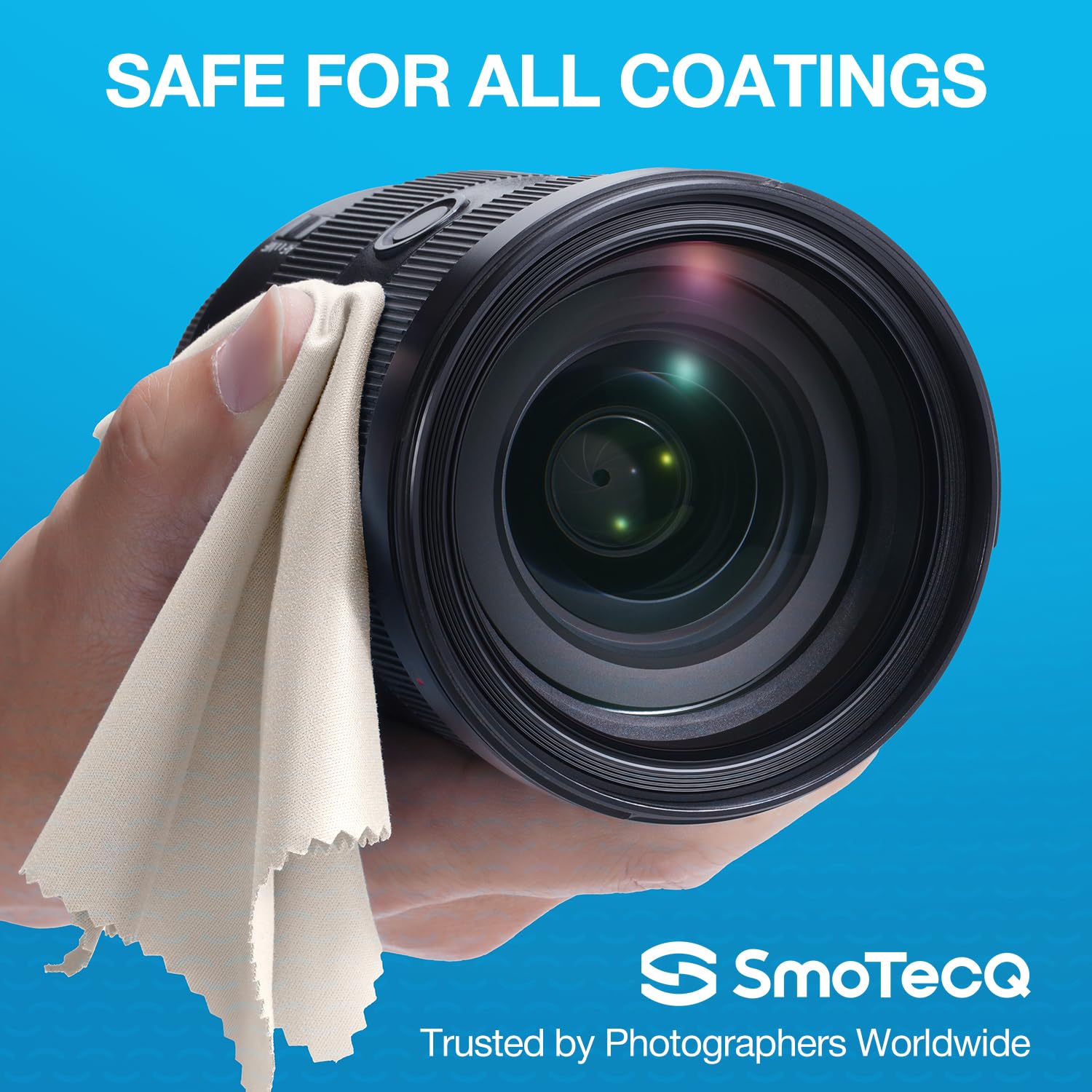SmoTecQ paño en funda individual preserva higiene y movilidad