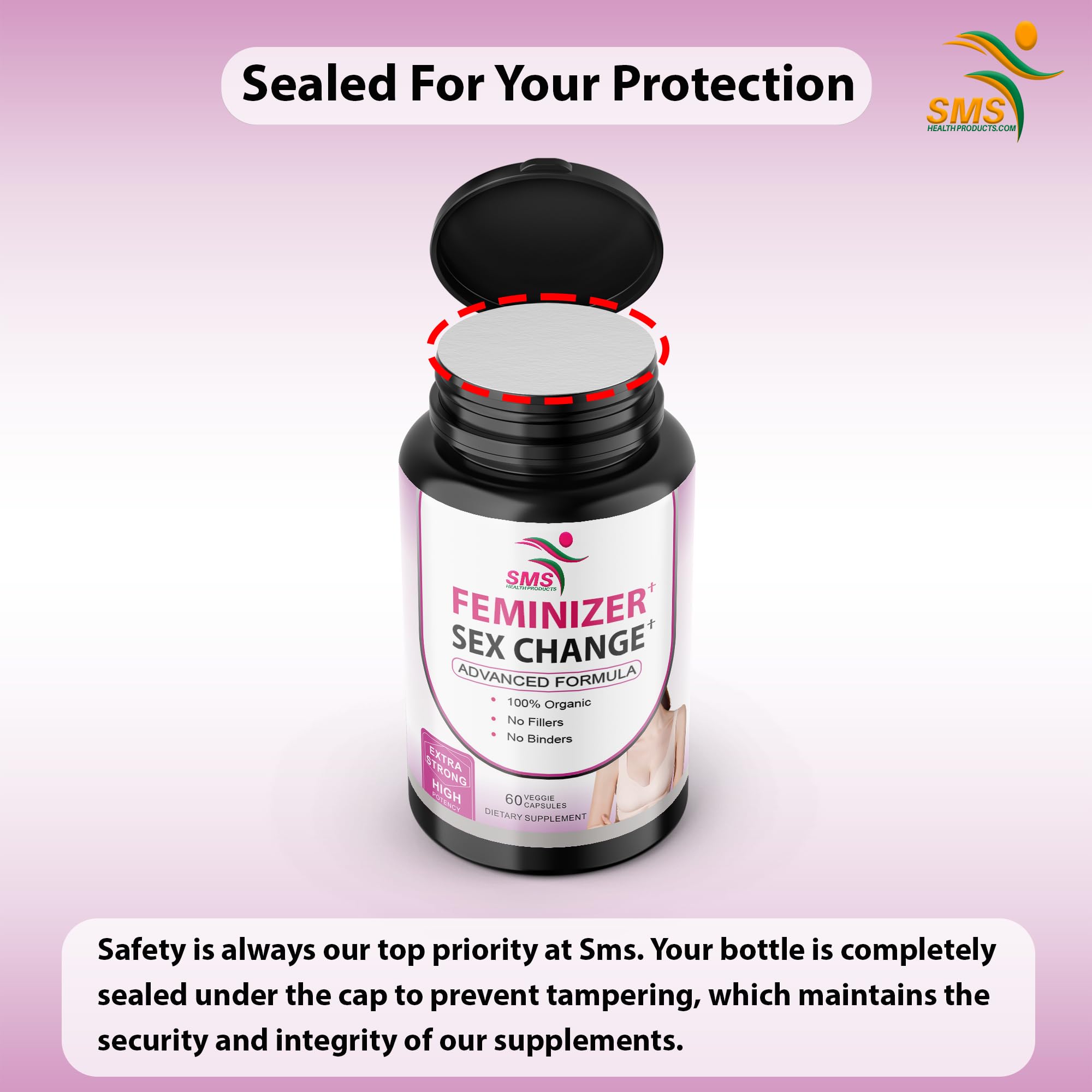 SMSHEALTHPRODUCTS.com detalle de polvo Pueraria Mirifica, fórmula natural concentrada