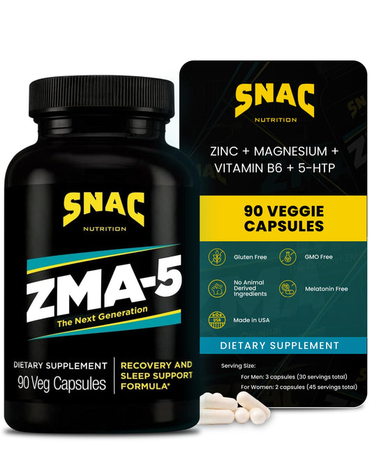 SNAC ZMA-5 vista frontal del envase, práctico y compacto
