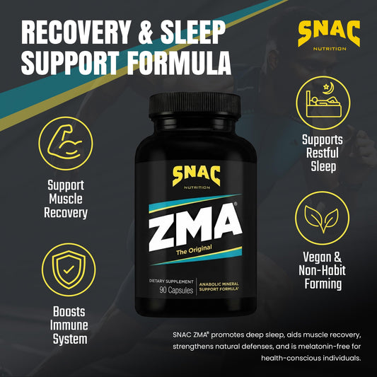 SNAC ZMA cápsula detalle que ilustra textura vegetal y pureza