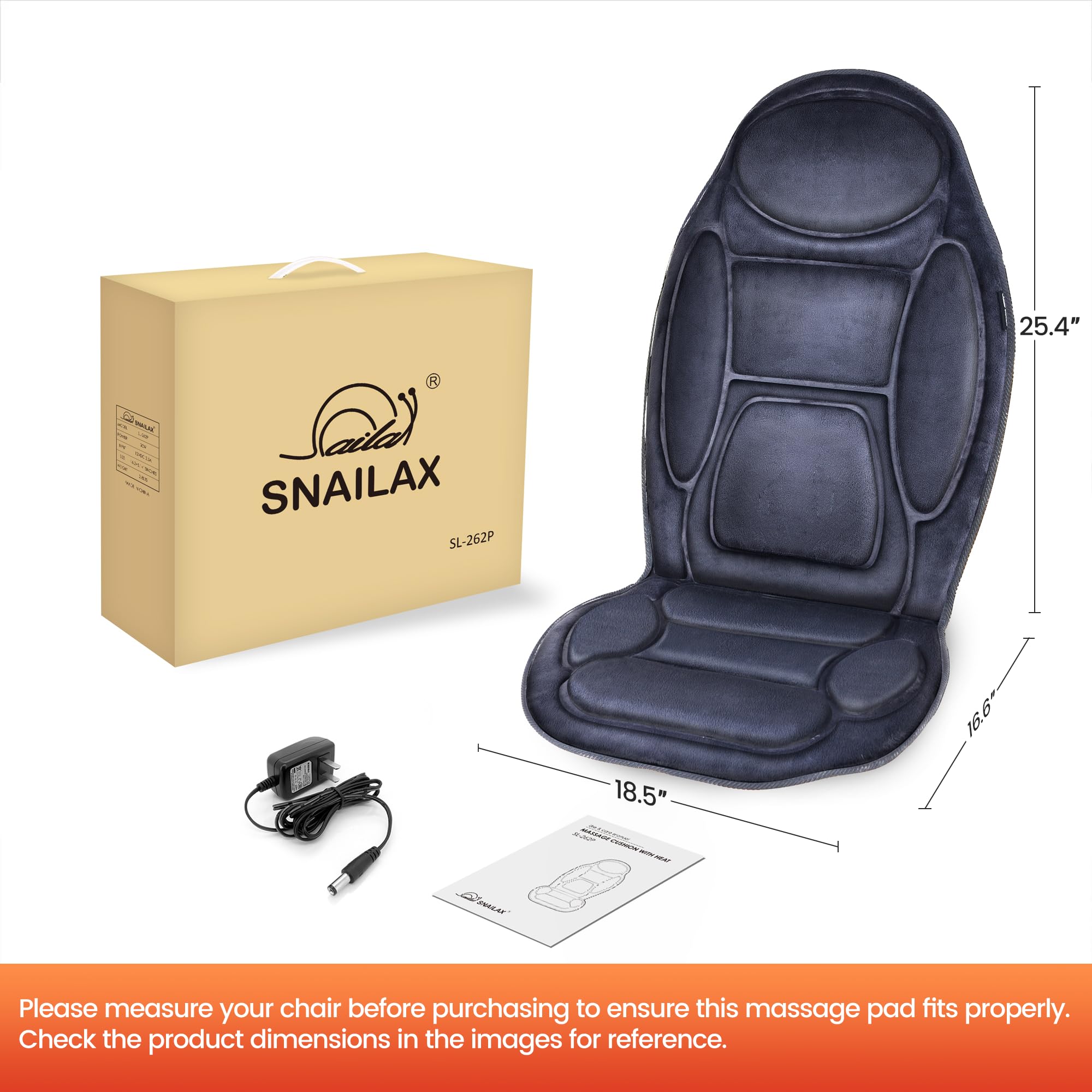 Snailax en sillón reclinable durante descanso, combina calor y vibración