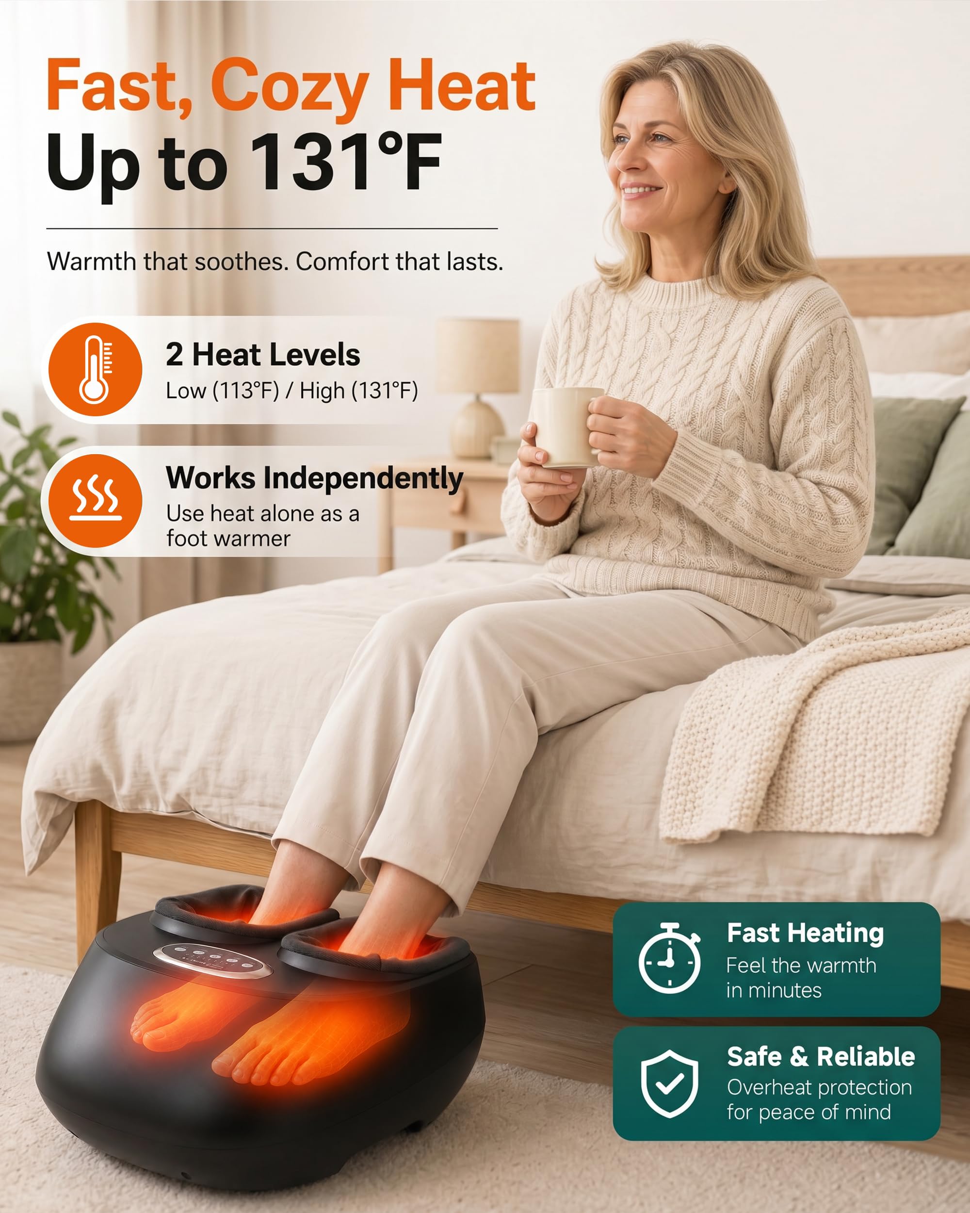 Fundas desmontables lavables del Snailax que facilitan limpieza e higiene