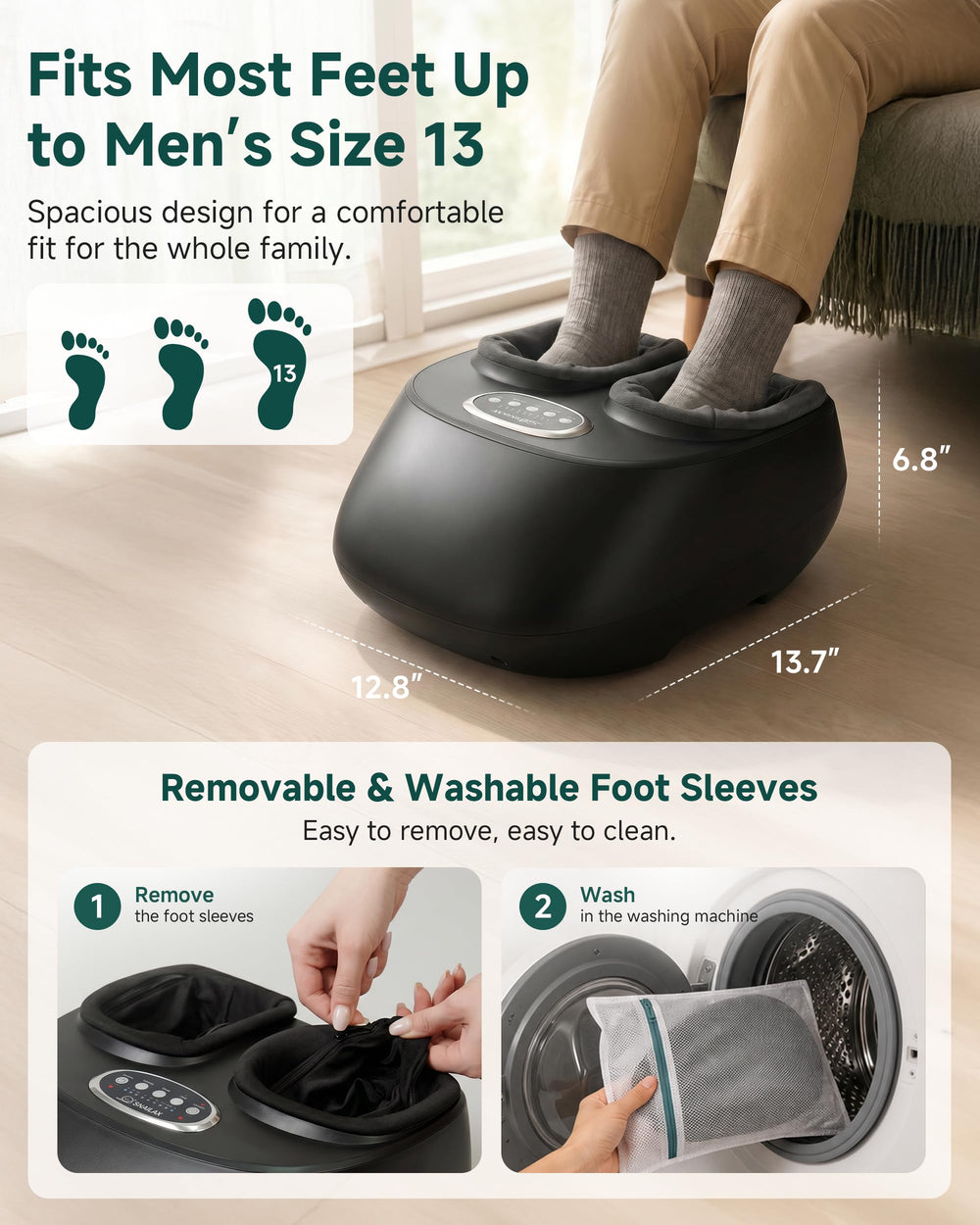 Snailax con adaptador de corriente 100–240V listo para uso en casa o viaje