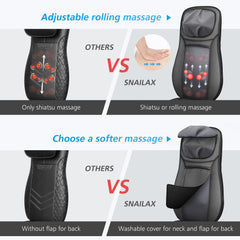 Snailax textura de la tela y flap desmontable para intensidad personalizada