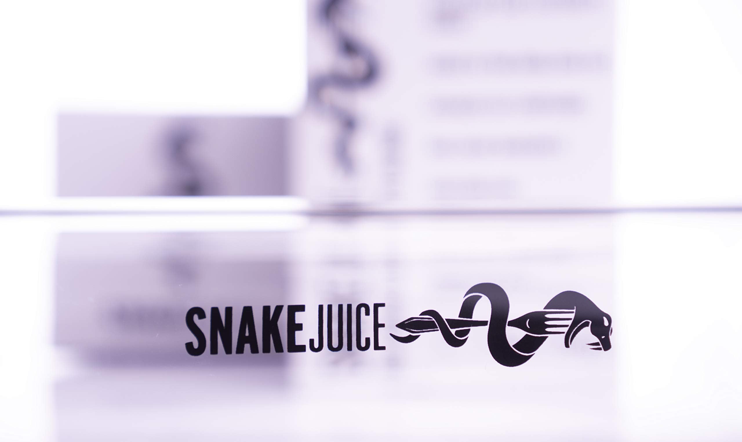 SNAKE Juice etiqueta nutricional cercana mostrando dosis de electrolitos