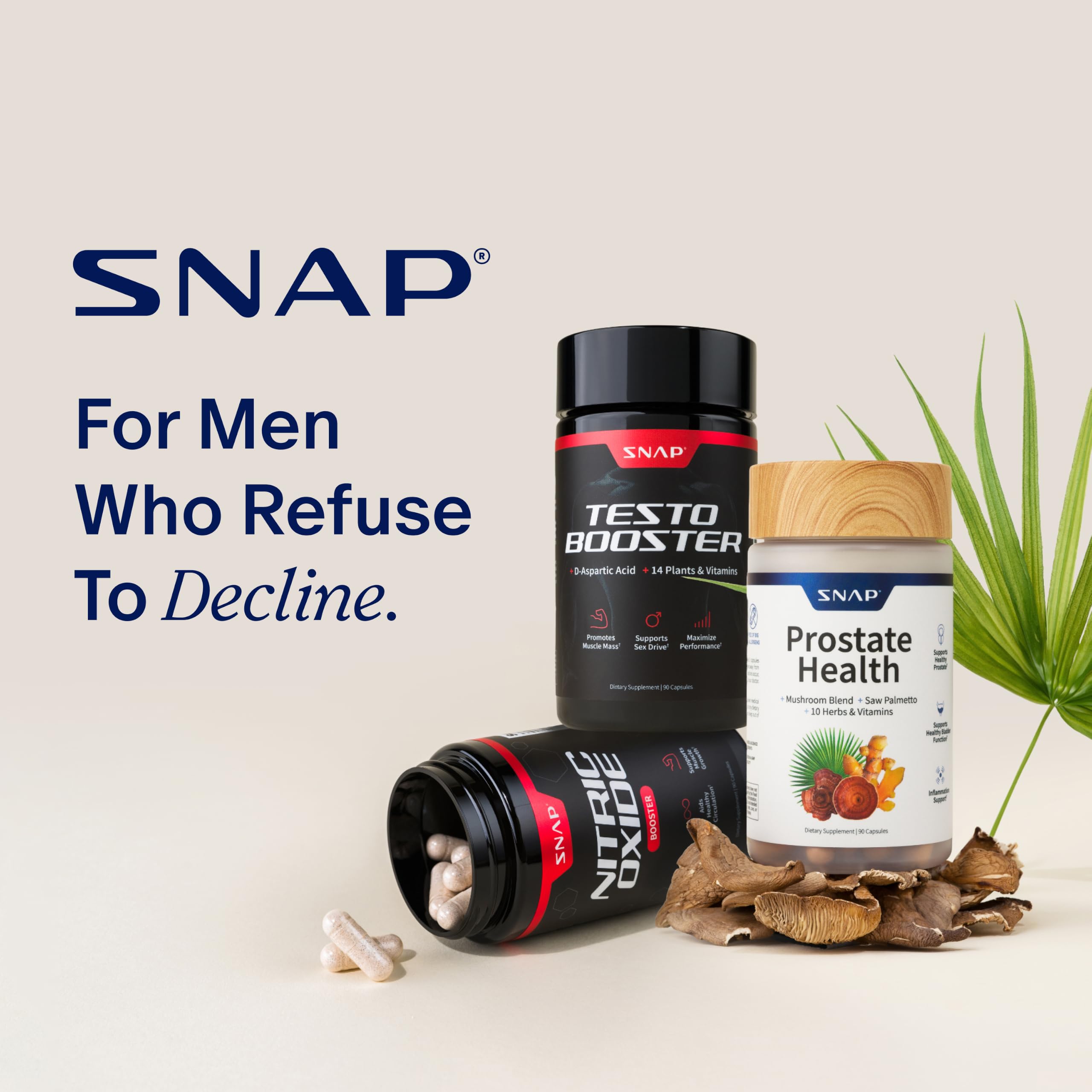 Snap Supplements plantas y extractos naturales que sugieren ingredientes botánicos