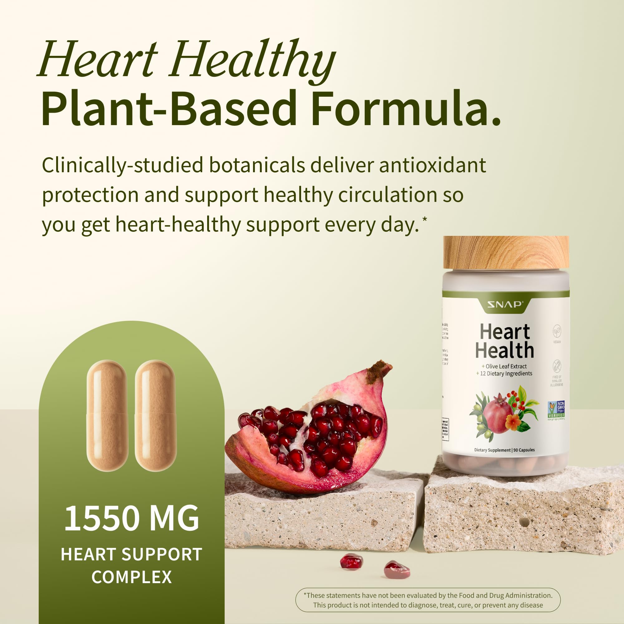 Snap Supplements vista lateral del envase con diseño y seguridad