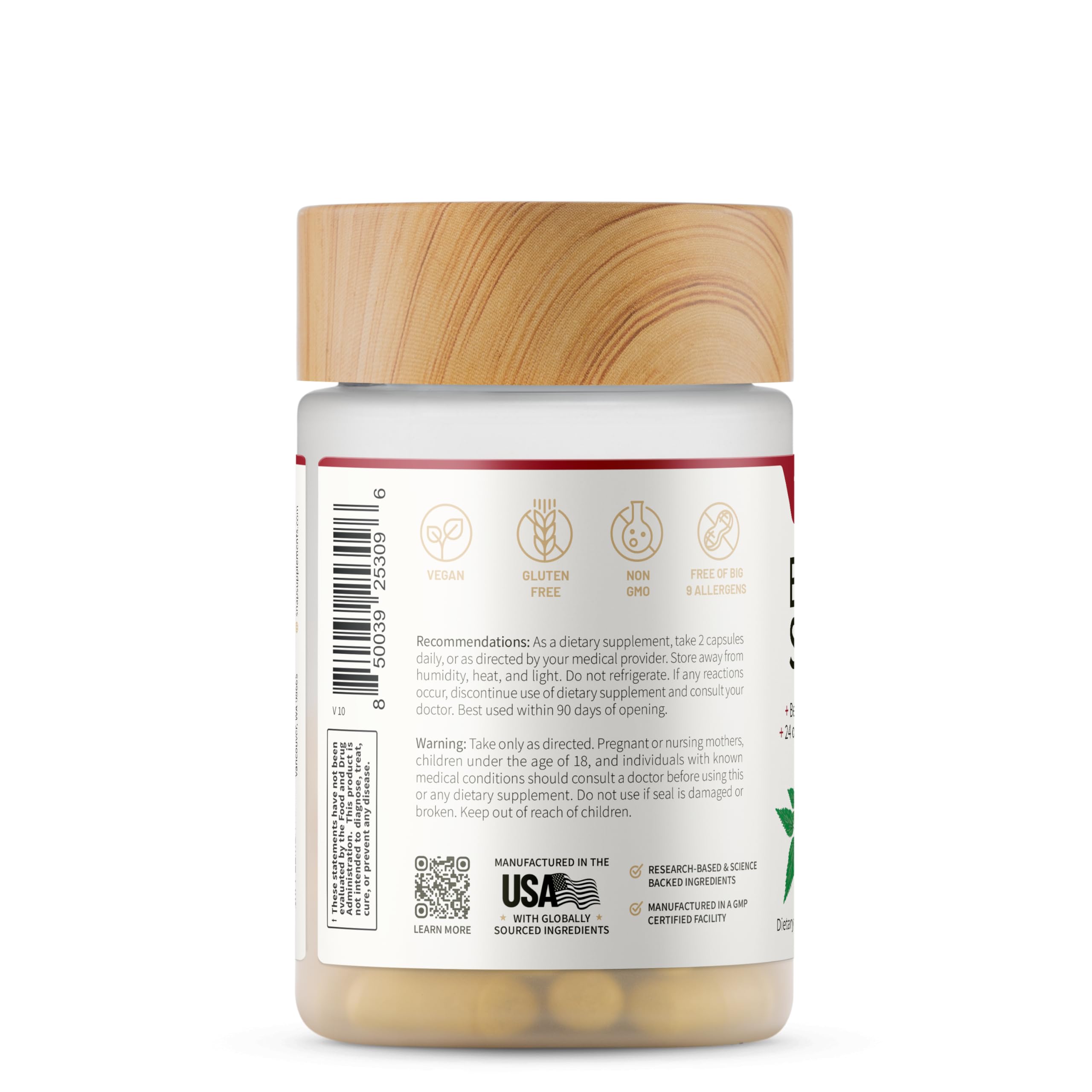 Snap Supplements lifestyle: persona activa con suplemento, apoya vitalidad