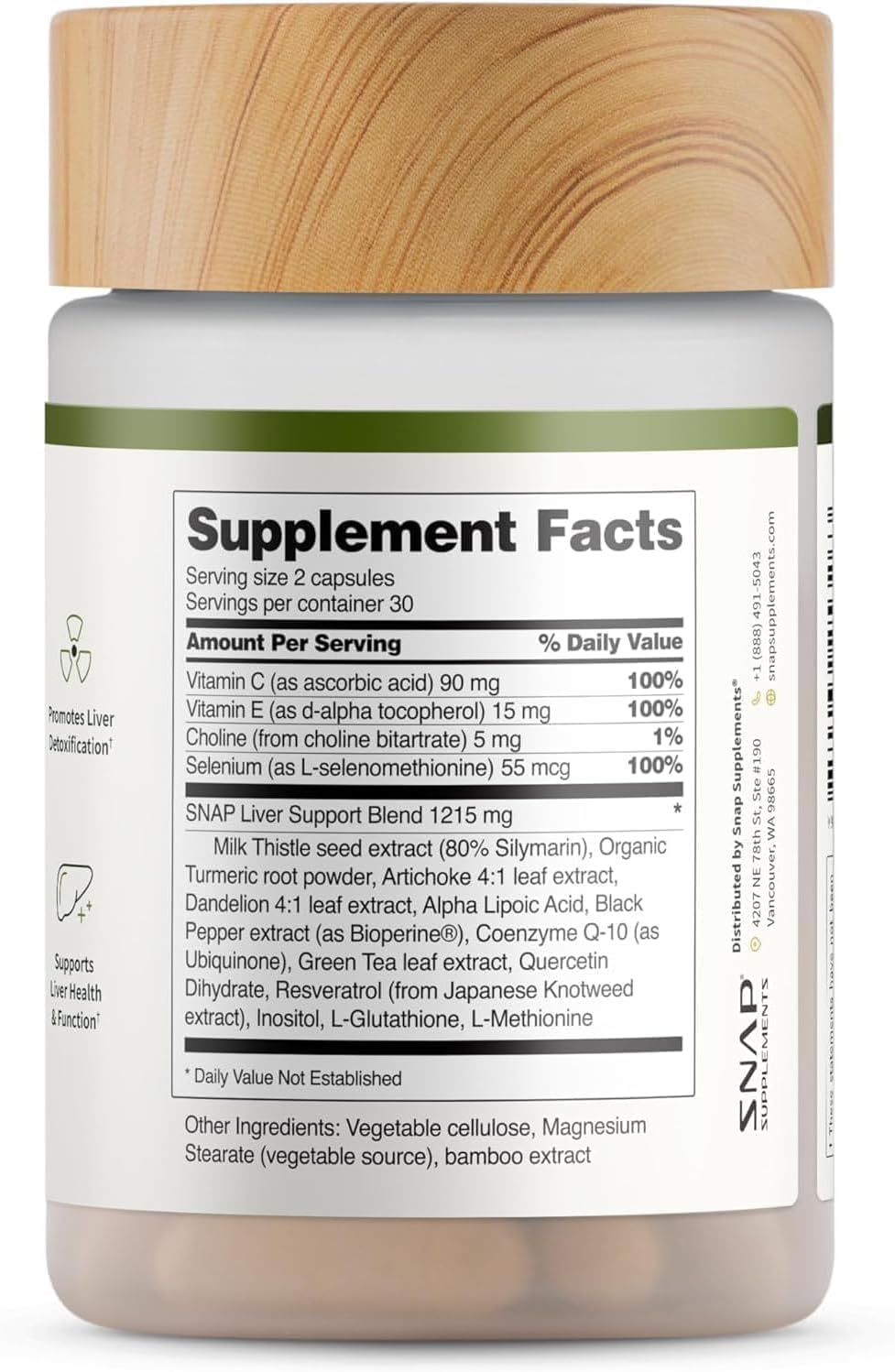 Snap Supplements frasco en ambiente de bienestar, transmite confianza
