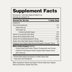 Snap Supplements etiqueta con sellos USDA Organic y GMP para confianza de calidad