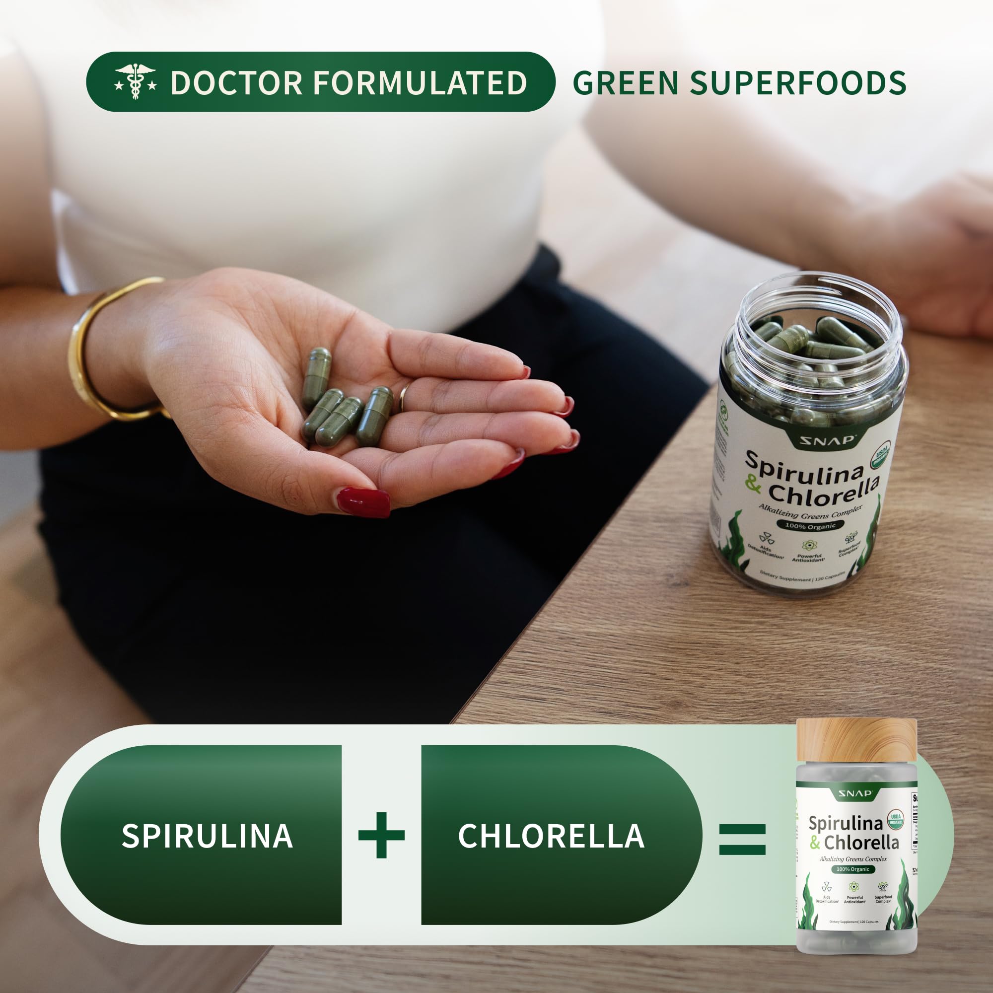 Snap Supplements etiqueta nutricional en detalle indicando ingredientes y dosis
