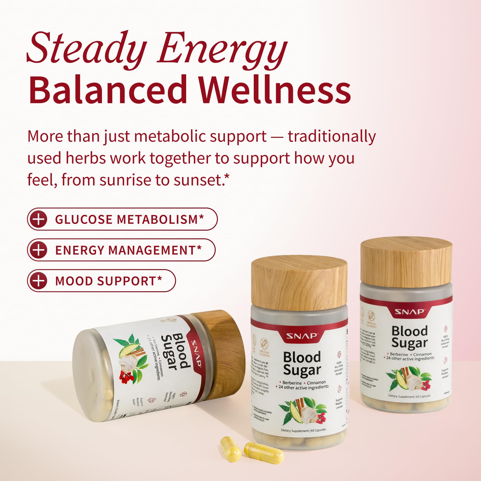 Snap Supplements etiqueta nutricional legible, clarifica ingredientes