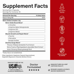 Snap Supplements etiqueta con tabla nutricional clara, transparencia