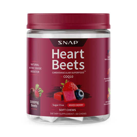 Snap Supplements envase frontal con diseño y 60 gomitas, útil para planificación diaria