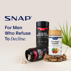 Snap Supplements botellas y cápsulas dispuestas que muestran dosis diaria
