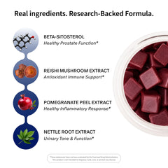 Primer plano de ingredientes botánicos Snap Supplements y concentración por porción