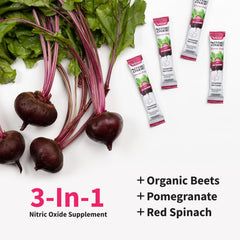 Snap Supplements polvillo de remolacha visto de cerca con textura fina y solubilidad