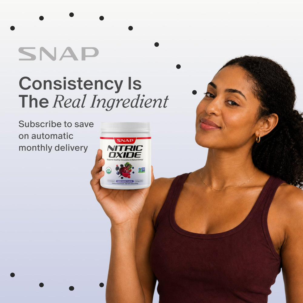 Snap Supplements uso durante entrenamiento, alternativa sin cafeína para energía