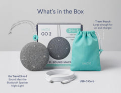 SNOOZ Go 2 conectado por Bluetooth reproduciendo música, versatilidad diaria