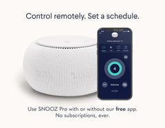 SNOOZ Pro dentro de una maleta con funda de viaje para descanso en desplazamientos