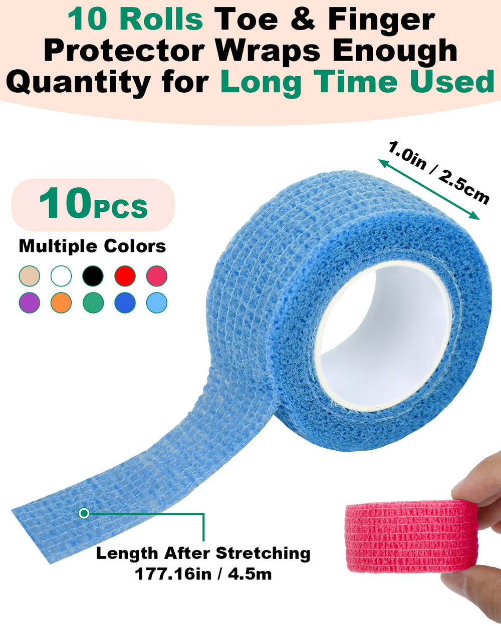 snqqmtt protector colocado en dedo del pie, reduce rozaduras y dolor