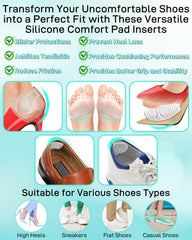 snqqmtt inserto metatarsal en detalle alivia presión y mejora confort