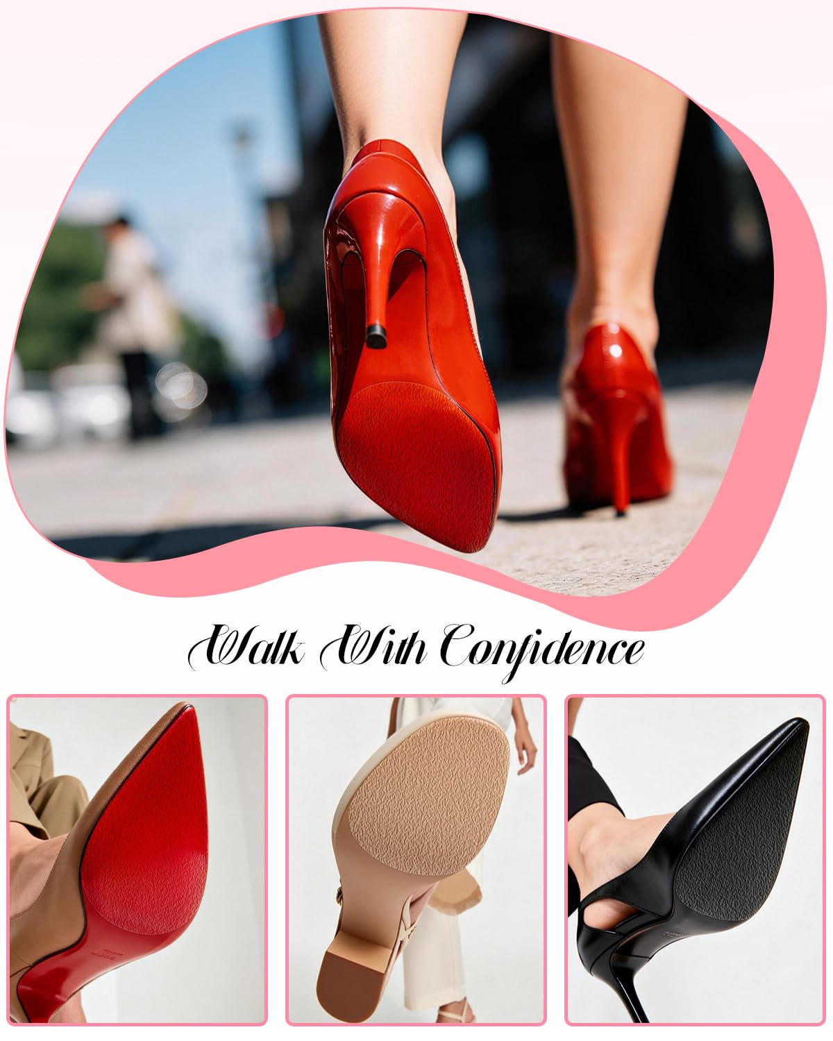 snqqmtt tacones en uso en evento mostrando mayor seguridad al caminar