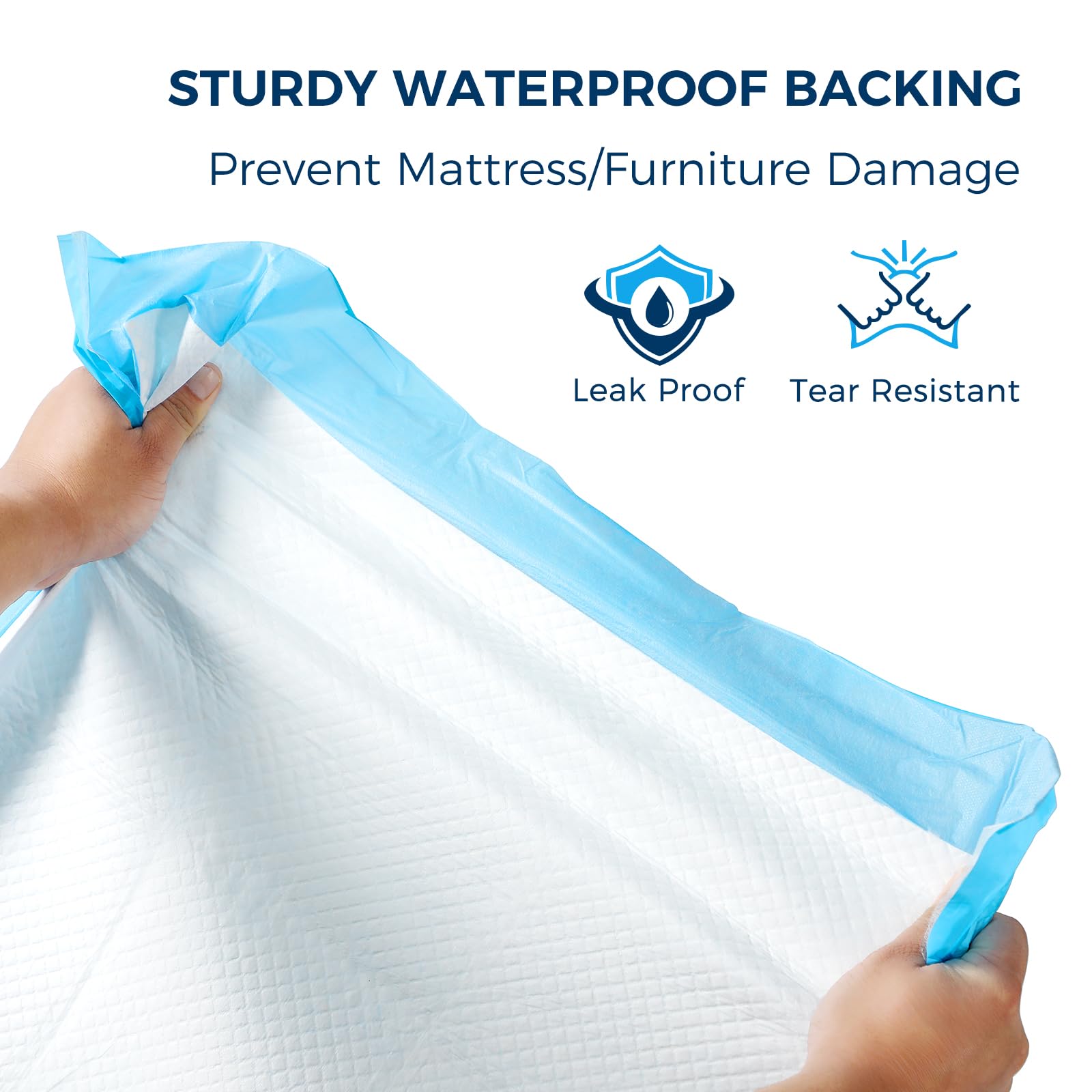 Snuvid respaldo impermeable que evita filtraciones y protege superficies
