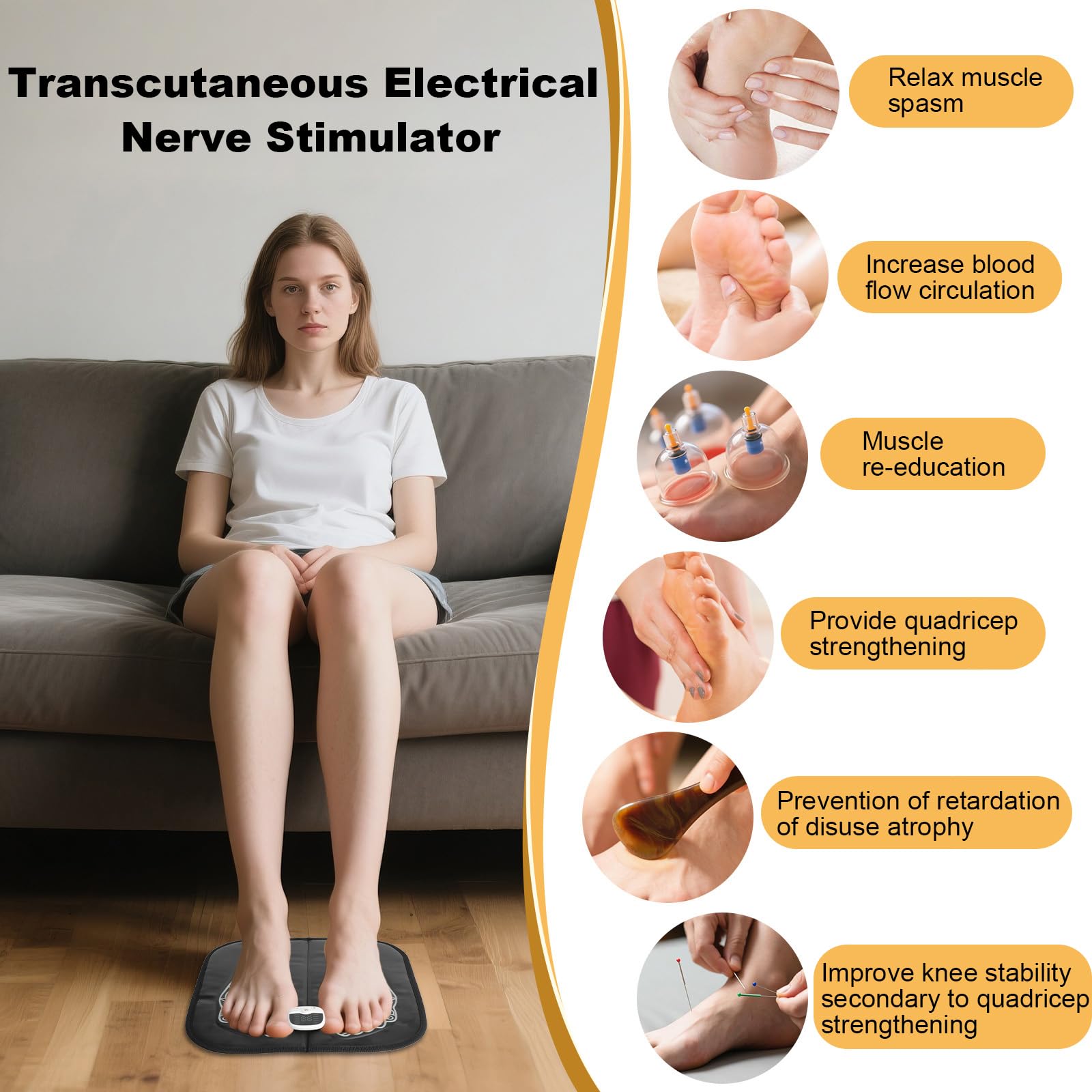 SNUYUERS almohadillas plantares detalle, contacto seguro y cómodo