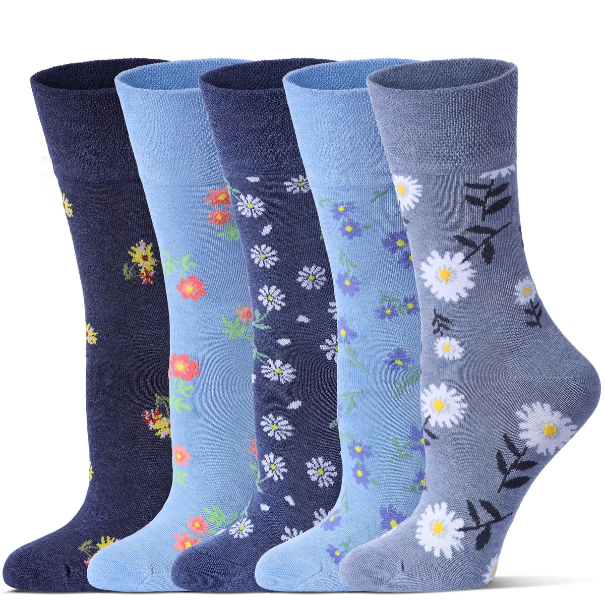 Sockswift empaque frontal mostrando cinco pares y beneficios transpirables