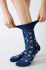 Sockswift primer plano de la textura de viscosa de bambú, confort
