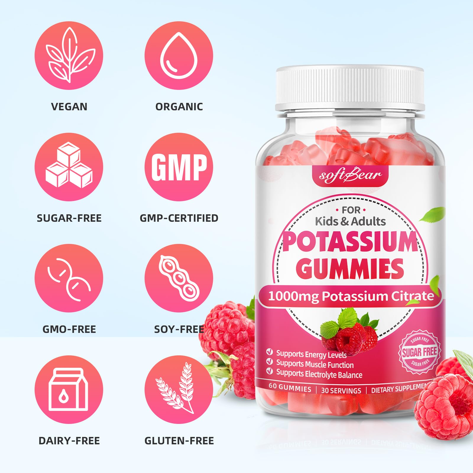 softbear etiqueta nutricional en primer plano mostrando dosis clara