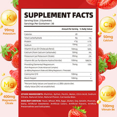 Softbear Gomitas Potasio en la mano, fáciles de masticar para uso diario