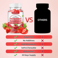 Softbear Gomitas Potasio valor nutricional destacado, soporte de energía y función muscular