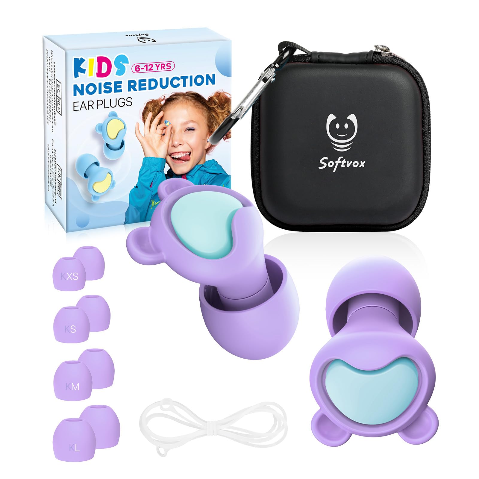softvox vista frontal del empaque con información clara y protección cómoda