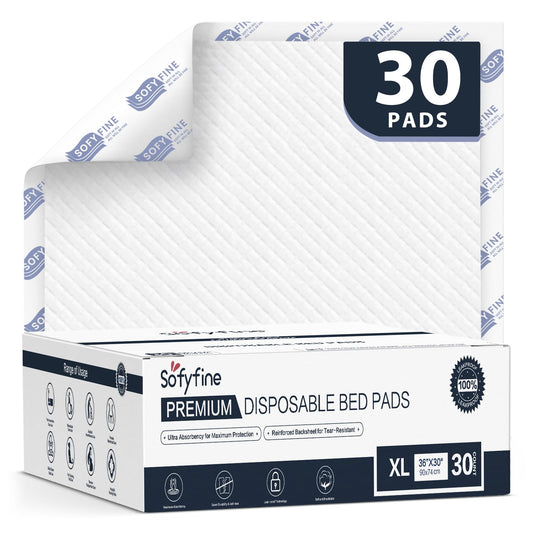 SOFYFINE paquete frontal mostrando 30 protectores y beneficio de cobertura amplia